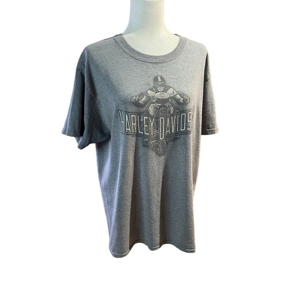 Harley Davidson Men’s  T-Shirt Sleeve Pullover-Gatineau, Quebec - Size Large - Picture 1 of 13